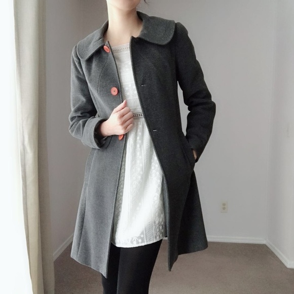 Wool-Cashmere Blend Petite Walker coat  from Ports - Picture 1 of 8